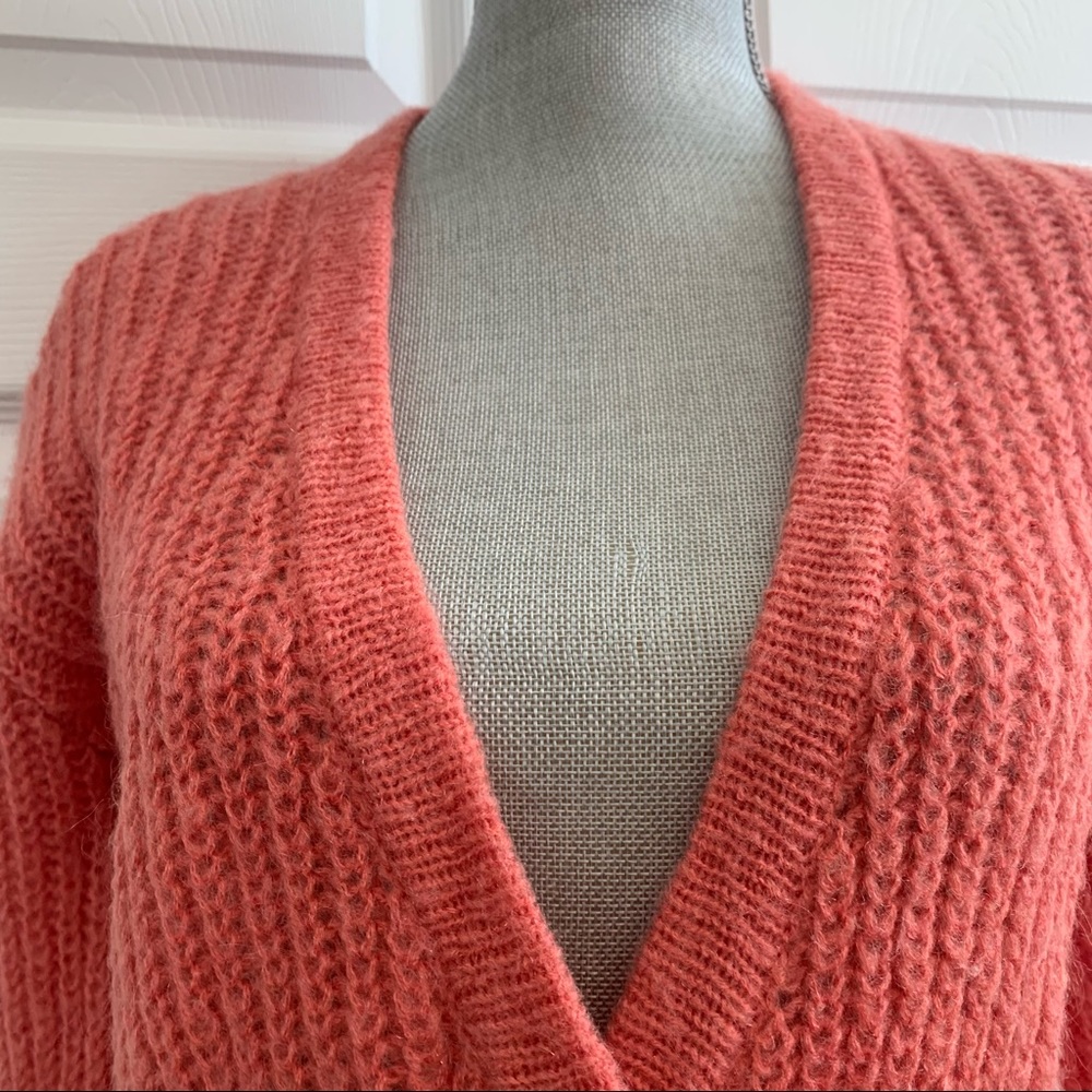 .Ounce Button Down Sweater Size S Light Rust Colo… - image 2